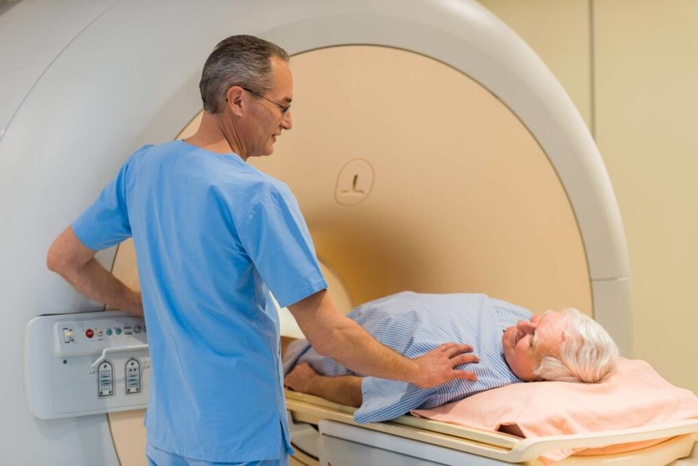 MRI diagnostics of calculous prostatitis